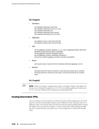 ScreenOS 6.1 Concepts & Examples
