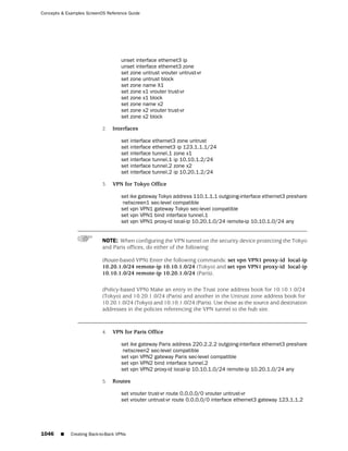 ScreenOS 6.1 Concepts & Examples