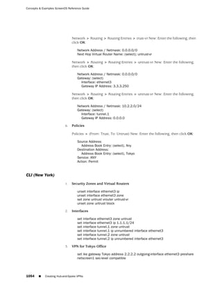 ScreenOS 6.1 Concepts & Examples