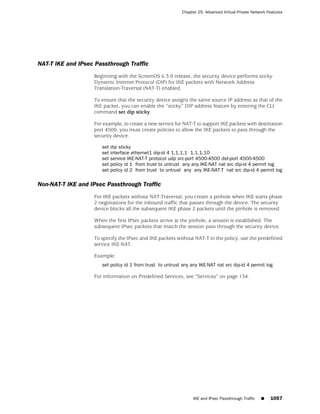 ScreenOS 6.1 Concepts & Examples
