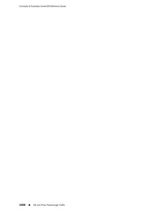 ScreenOS 6.1 Concepts & Examples