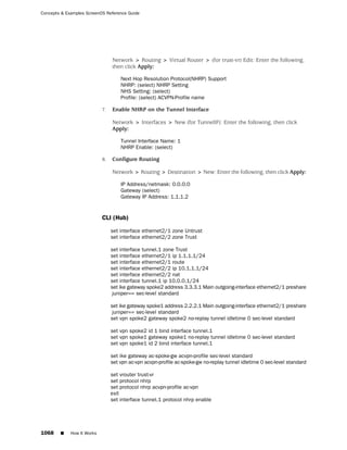 ScreenOS 6.1 Concepts & Examples