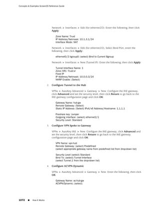 ScreenOS 6.1 Concepts & Examples