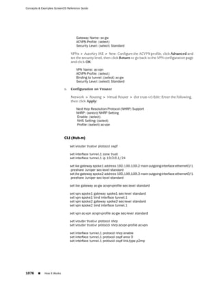 ScreenOS 6.1 Concepts & Examples