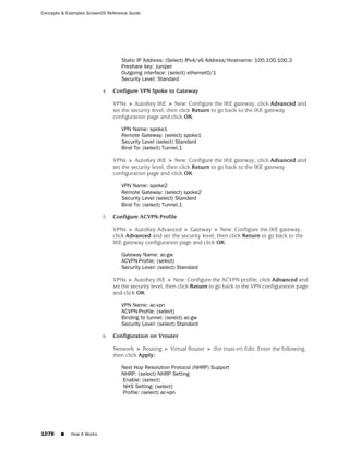 ScreenOS 6.1 Concepts & Examples