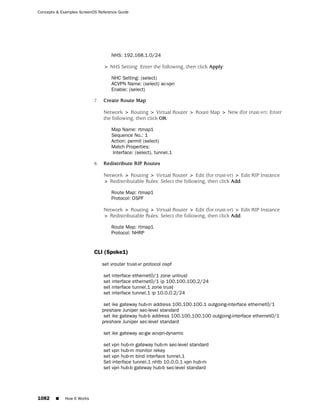 ScreenOS 6.1 Concepts & Examples