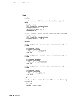 ScreenOS 6.1 Concepts & Examples