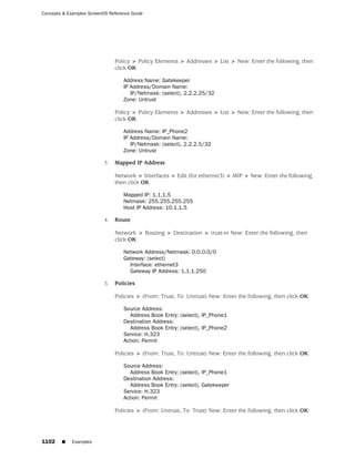 ScreenOS 6.1 Concepts & Examples