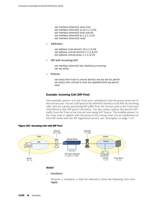 ScreenOS 6.1 Concepts & Examples