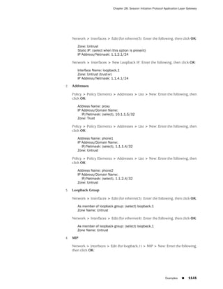 ScreenOS 6.1 Concepts & Examples