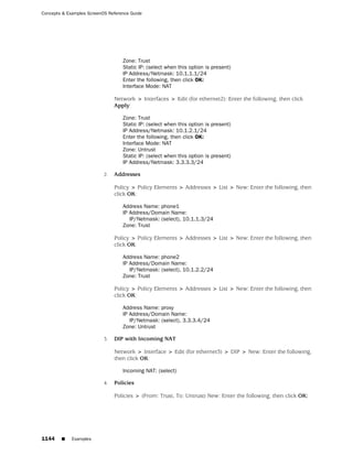 ScreenOS 6.1 Concepts & Examples