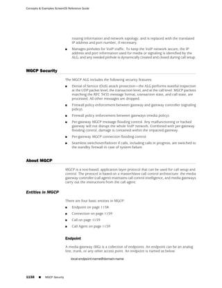 ScreenOS 6.1 Concepts & Examples