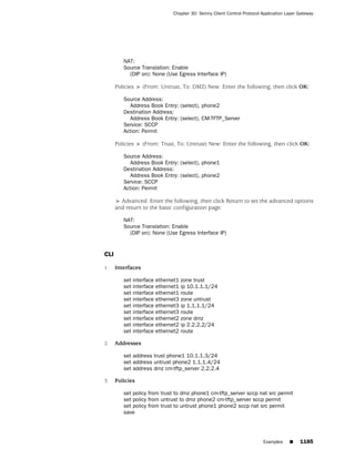ScreenOS 6.1 Concepts & Examples