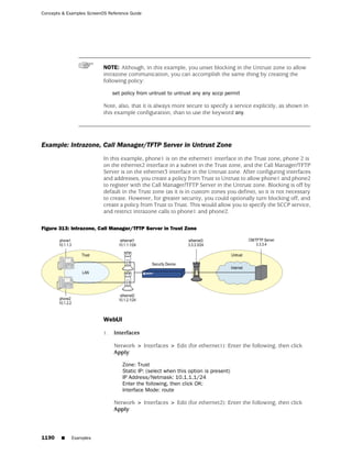 ScreenOS 6.1 Concepts & Examples