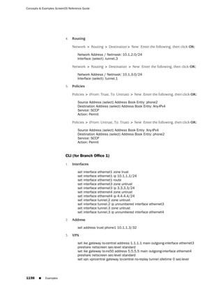 ScreenOS 6.1 Concepts & Examples