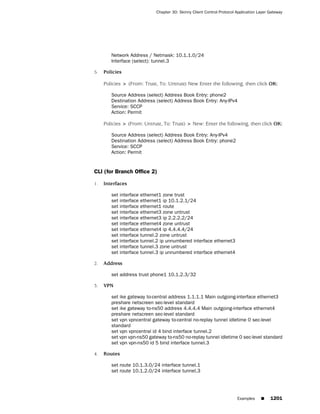 ScreenOS 6.1 Concepts & Examples