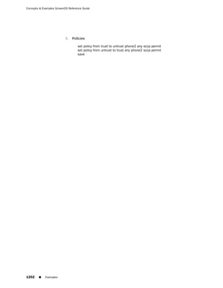 ScreenOS 6.1 Concepts & Examples