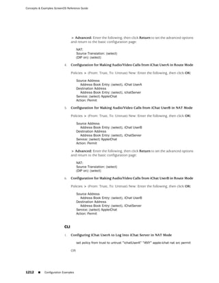 ScreenOS 6.1 Concepts & Examples