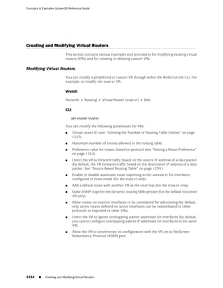 ScreenOS 6.1 Concepts & Examples