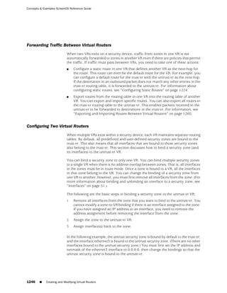 ScreenOS 6.1 Concepts & Examples