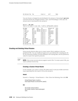 ScreenOS 6.1 Concepts & Examples