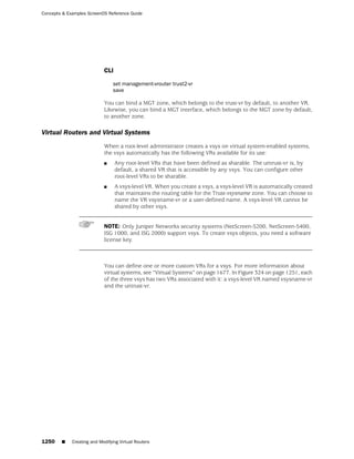ScreenOS 6.1 Concepts & Examples