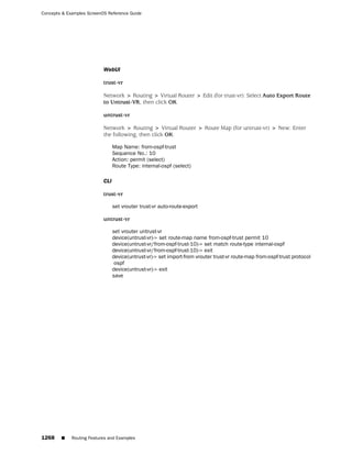 ScreenOS 6.1 Concepts & Examples