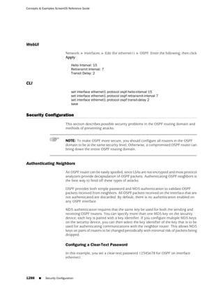 ScreenOS 6.1 Concepts & Examples