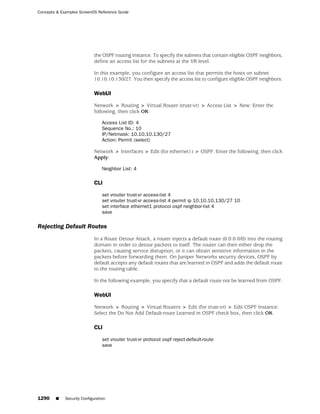 ScreenOS 6.1 Concepts & Examples