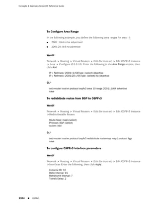 ScreenOS 6.1 Concepts & Examples