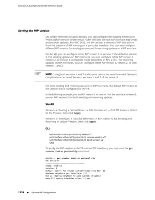 ScreenOS 6.1 Concepts & Examples