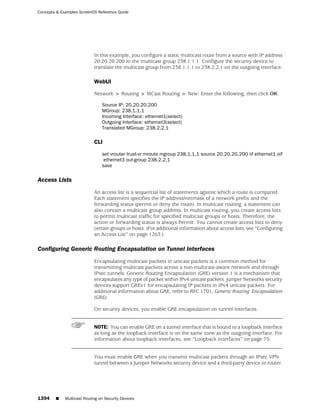 ScreenOS 6.1 Concepts & Examples