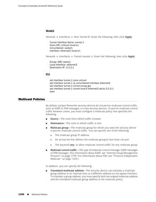 ScreenOS 6.1 Concepts & Examples