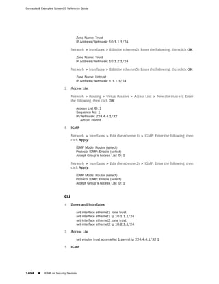 ScreenOS 6.1 Concepts & Examples
