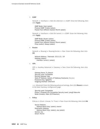 ScreenOS 6.1 Concepts & Examples