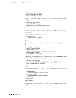 ScreenOS 6.1 Concepts & Examples