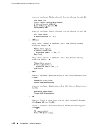ScreenOS 6.1 Concepts & Examples