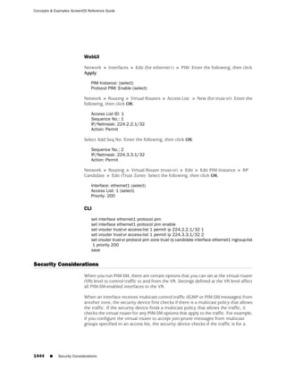 ScreenOS 6.1 Concepts & Examples