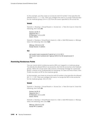 ScreenOS 6.1 Concepts & Examples