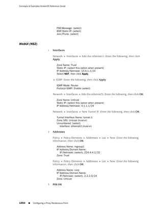 ScreenOS 6.1 Concepts & Examples