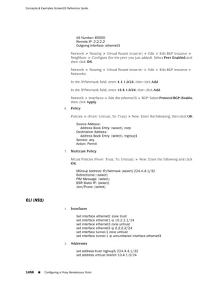 ScreenOS 6.1 Concepts & Examples