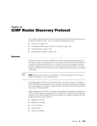 ScreenOS 6.1 Concepts & Examples