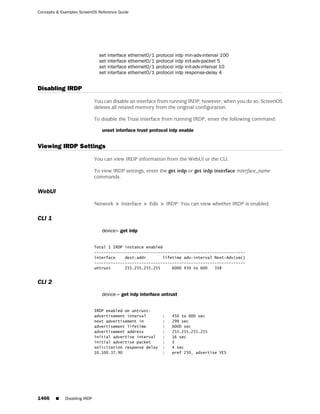 ScreenOS 6.1 Concepts & Examples