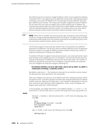 ScreenOS 6.1 Concepts & Examples