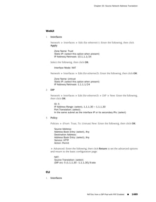 ScreenOS 6.1 Concepts & Examples