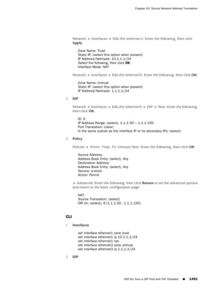 ScreenOS 6.1 Concepts & Examples