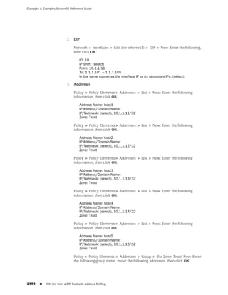 ScreenOS 6.1 Concepts & Examples