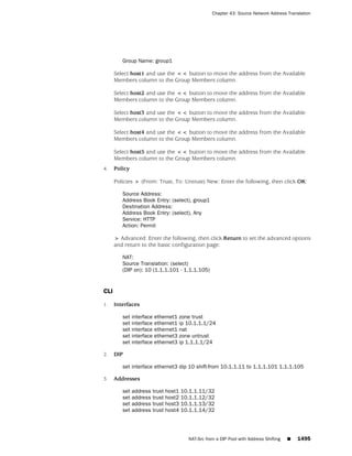 ScreenOS 6.1 Concepts & Examples