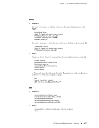 ScreenOS 6.1 Concepts & Examples