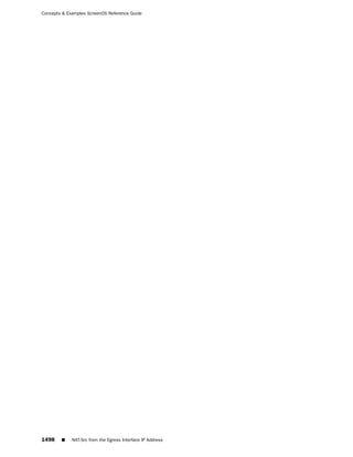 ScreenOS 6.1 Concepts & Examples